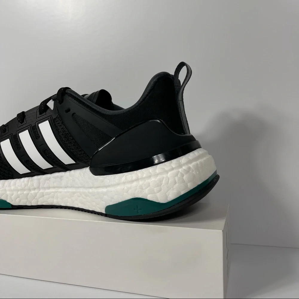 ADIDAS EQUIPMENT PLUS BLACK WHITE GREEN MENS RUNNING SHOES SIZE 10 BOOST NEW - Picture 10 of 10